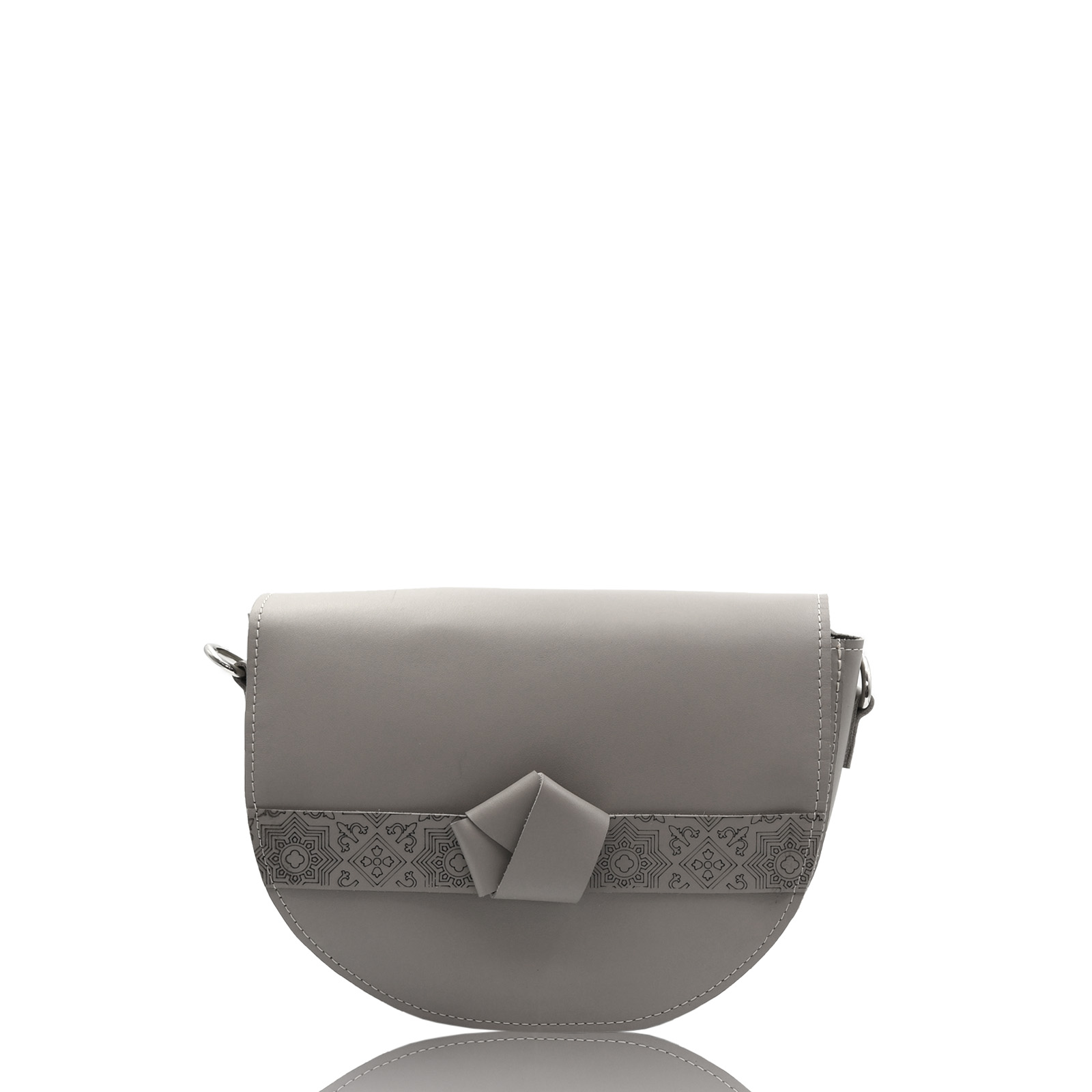 Bow Shoulder bag - Grey