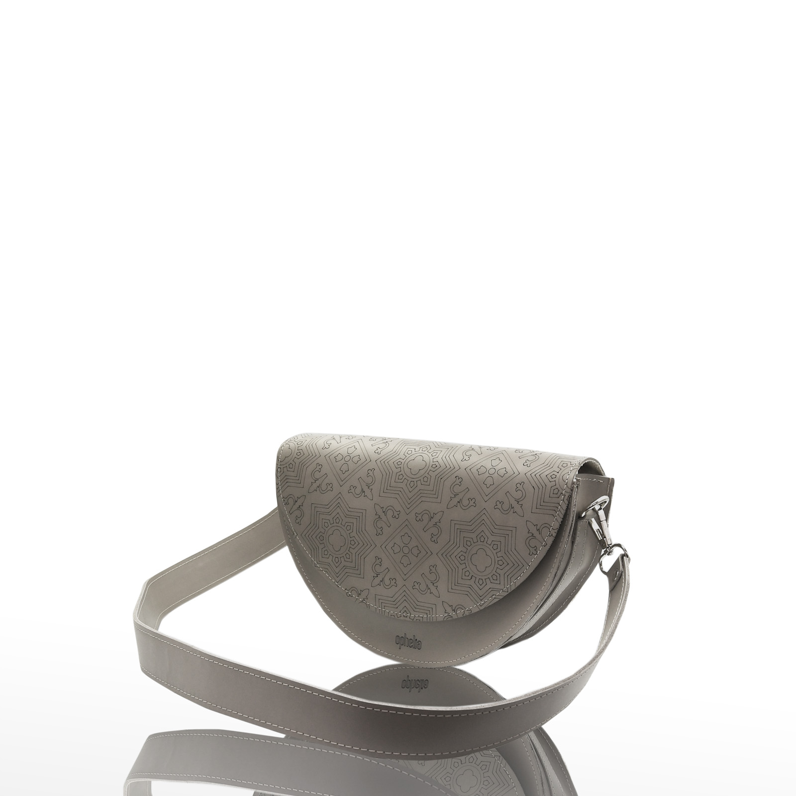 Half Circle Shoulder bag - Grey