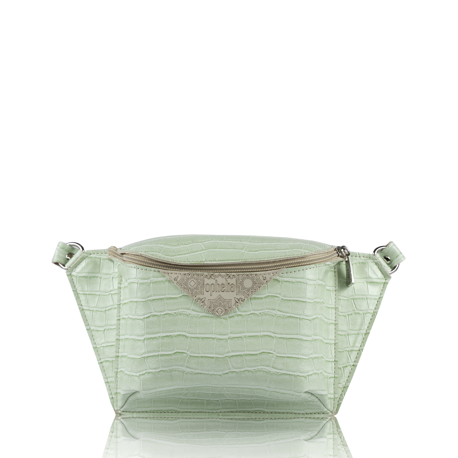 Street bag - Mint croco