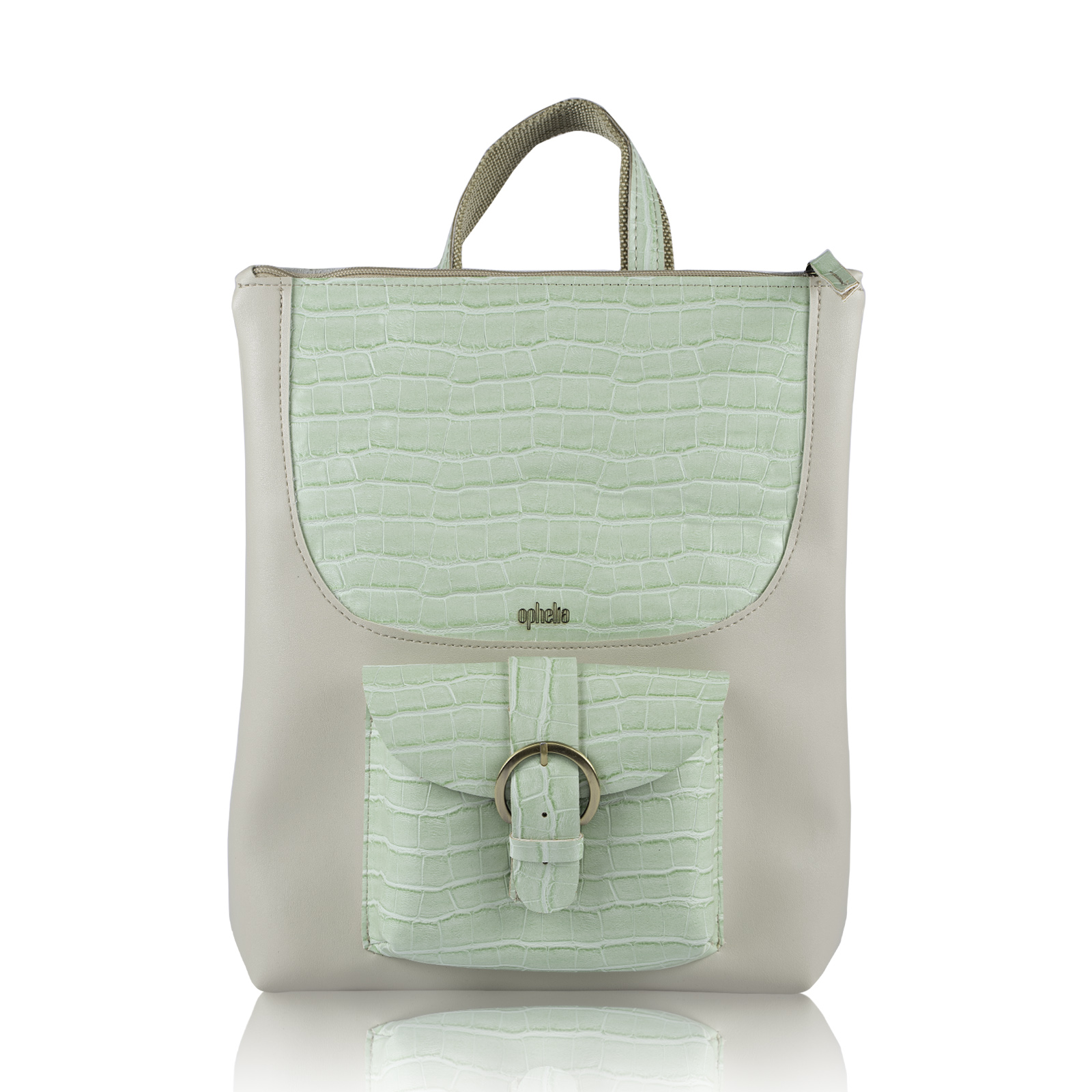 Backpack Croco - Mint