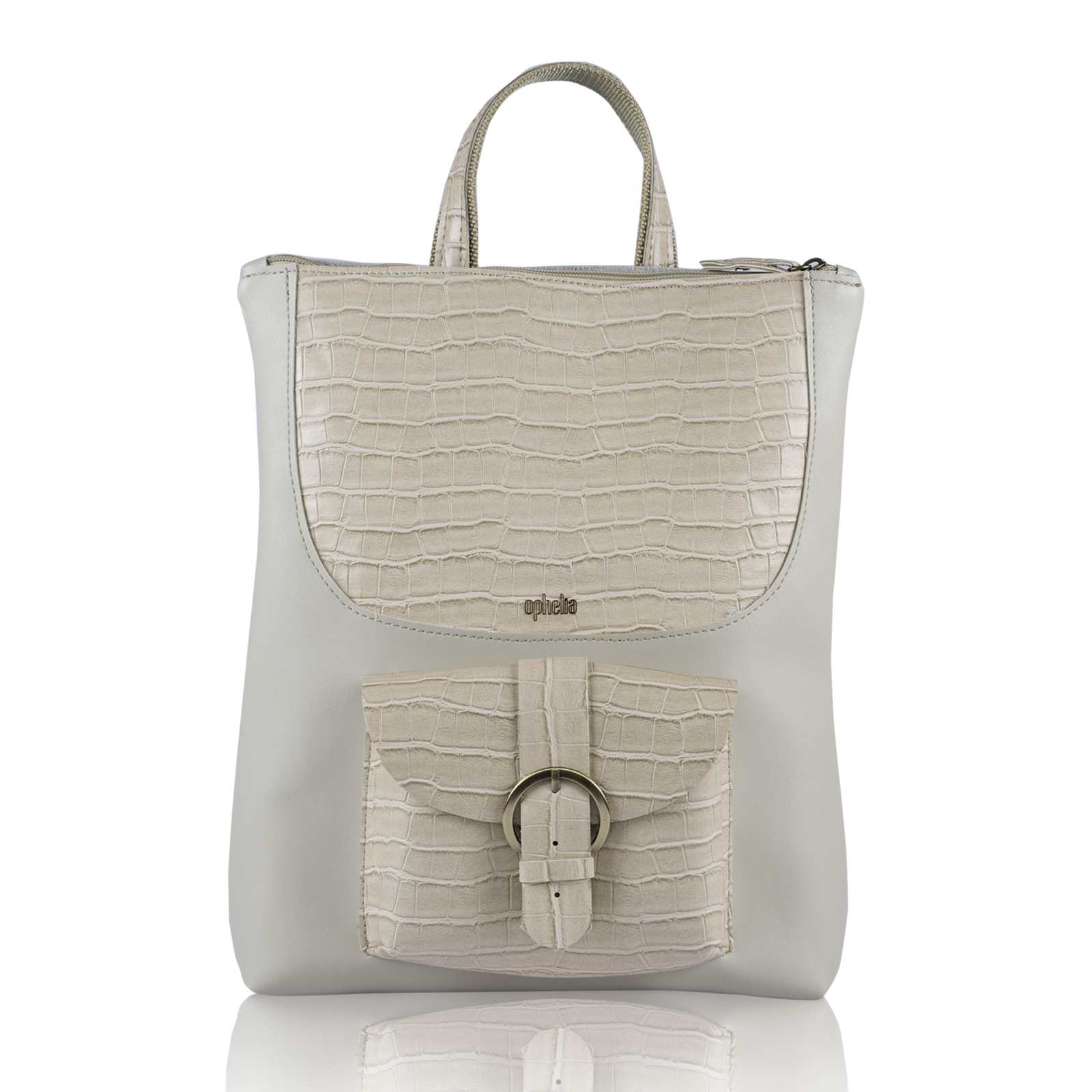 Backpack Croco - Beige