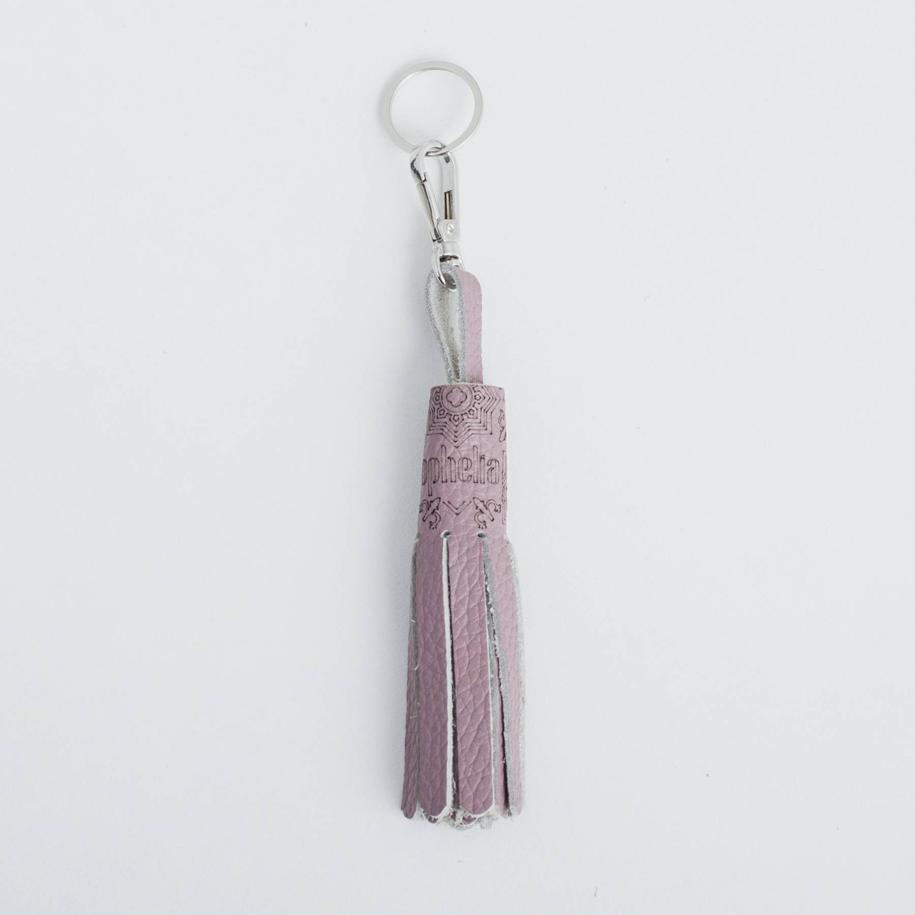 Keychain in Malva Leather