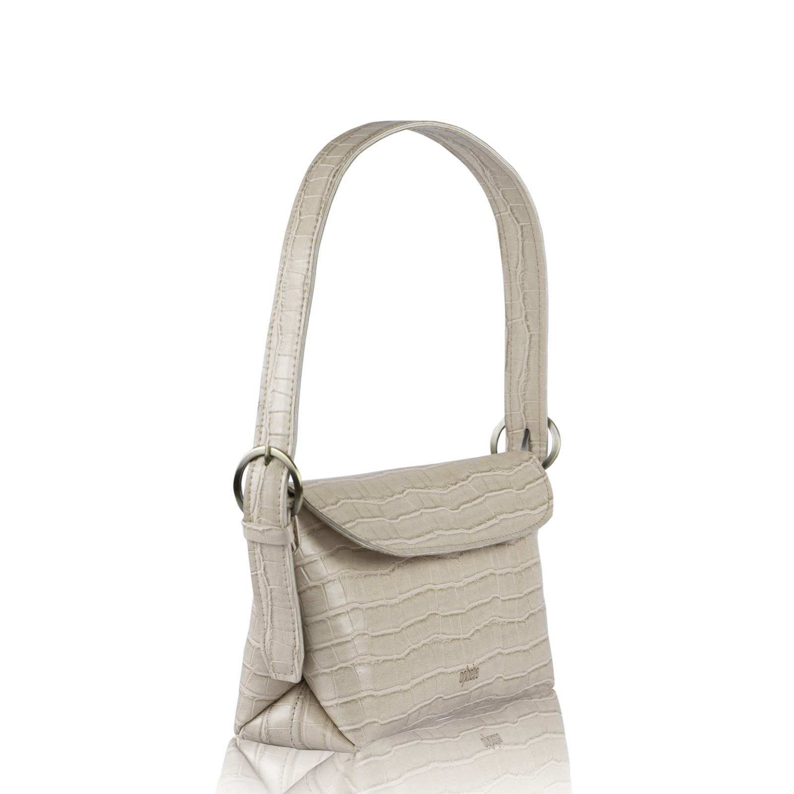 Retro bag - Beige Croco