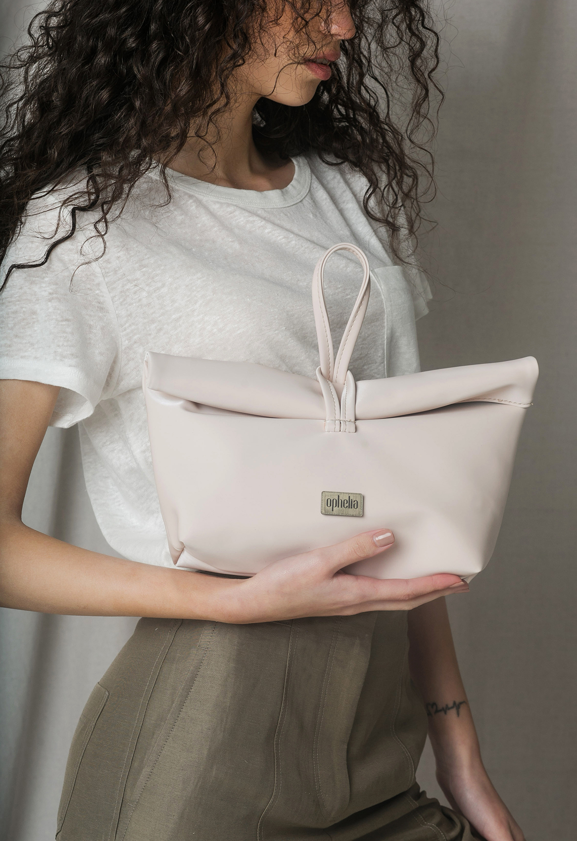 Roll Bag - Silky Nude