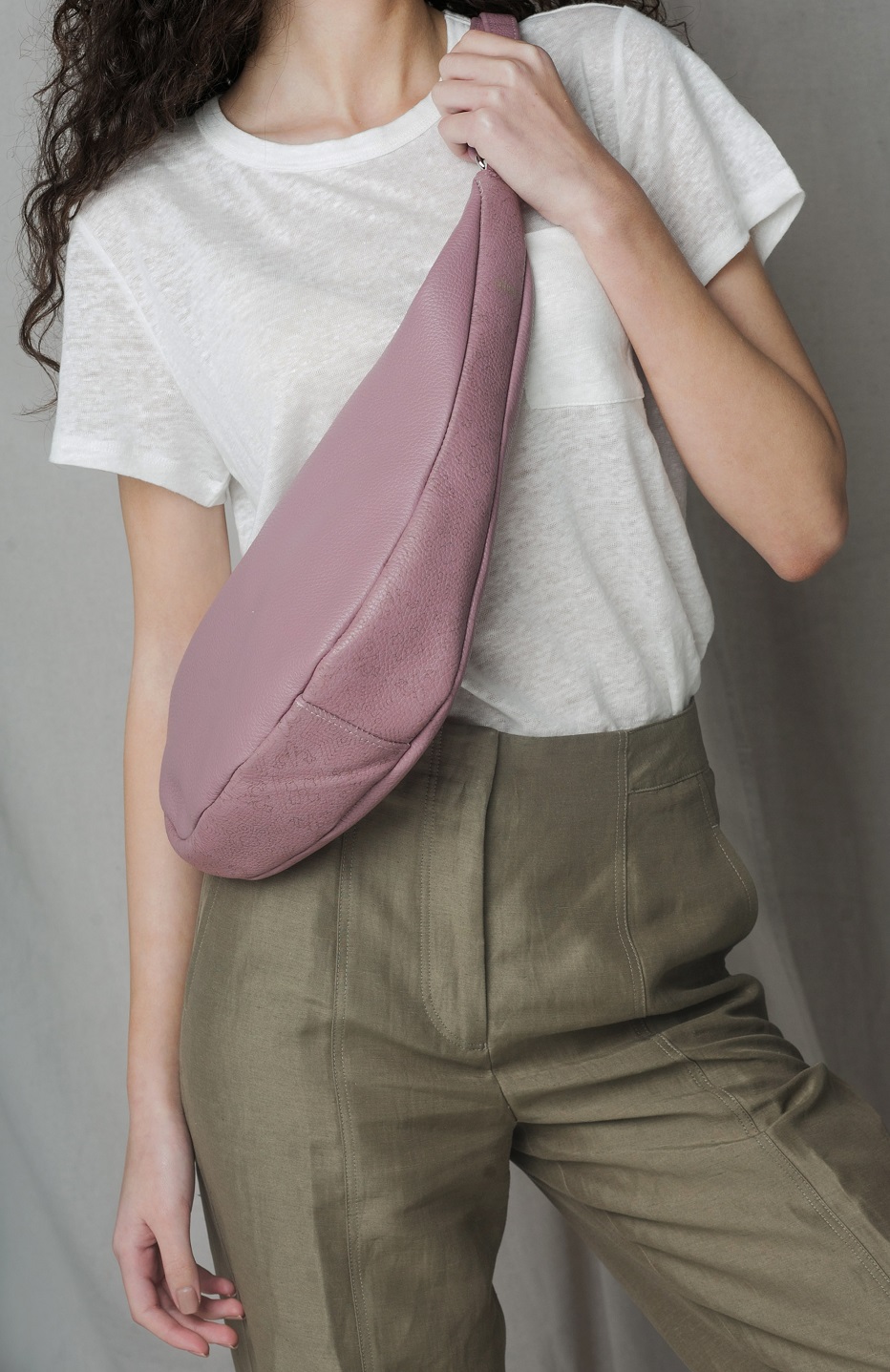 Peny bag in Malva Leather