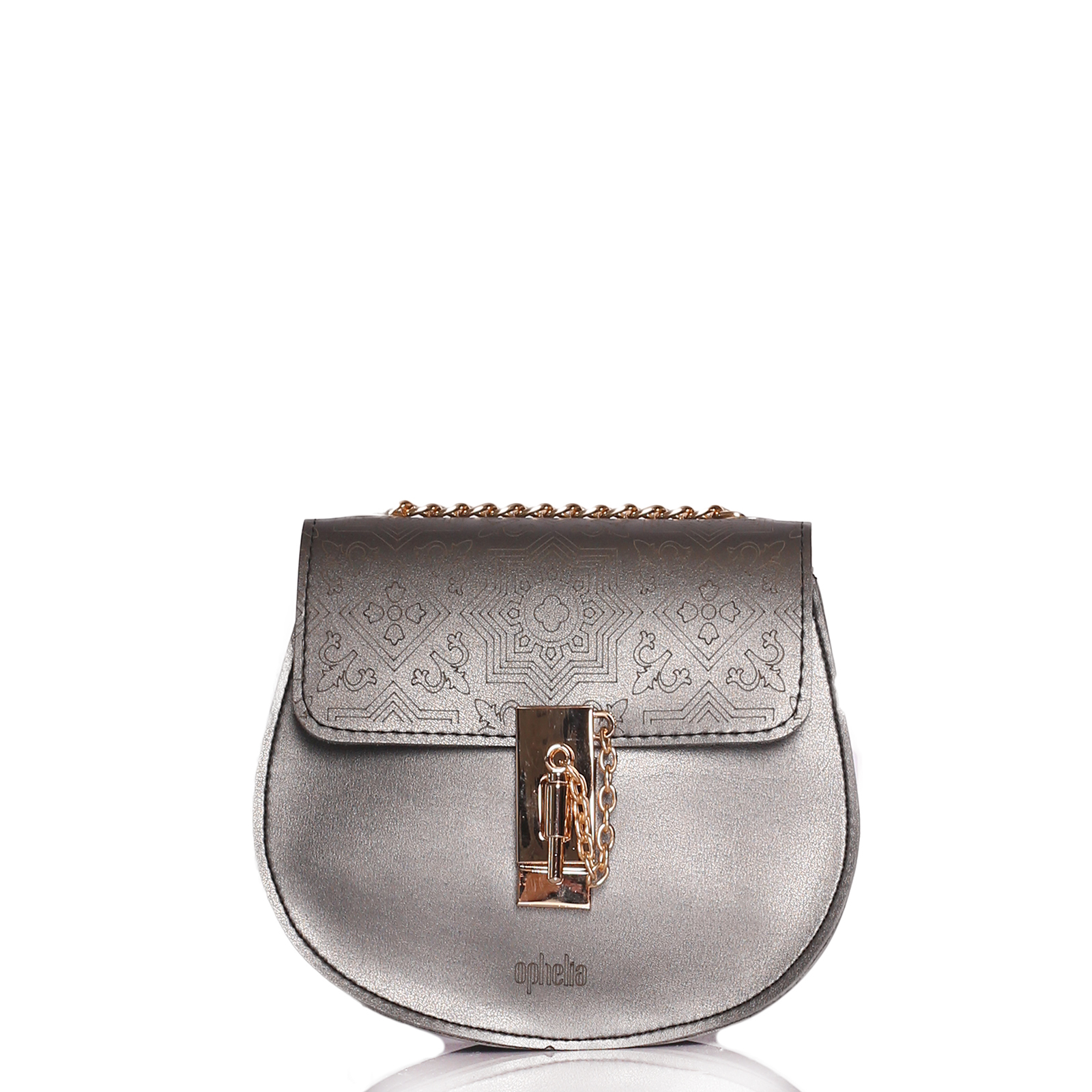 Crossbody Chic - Dark Silver