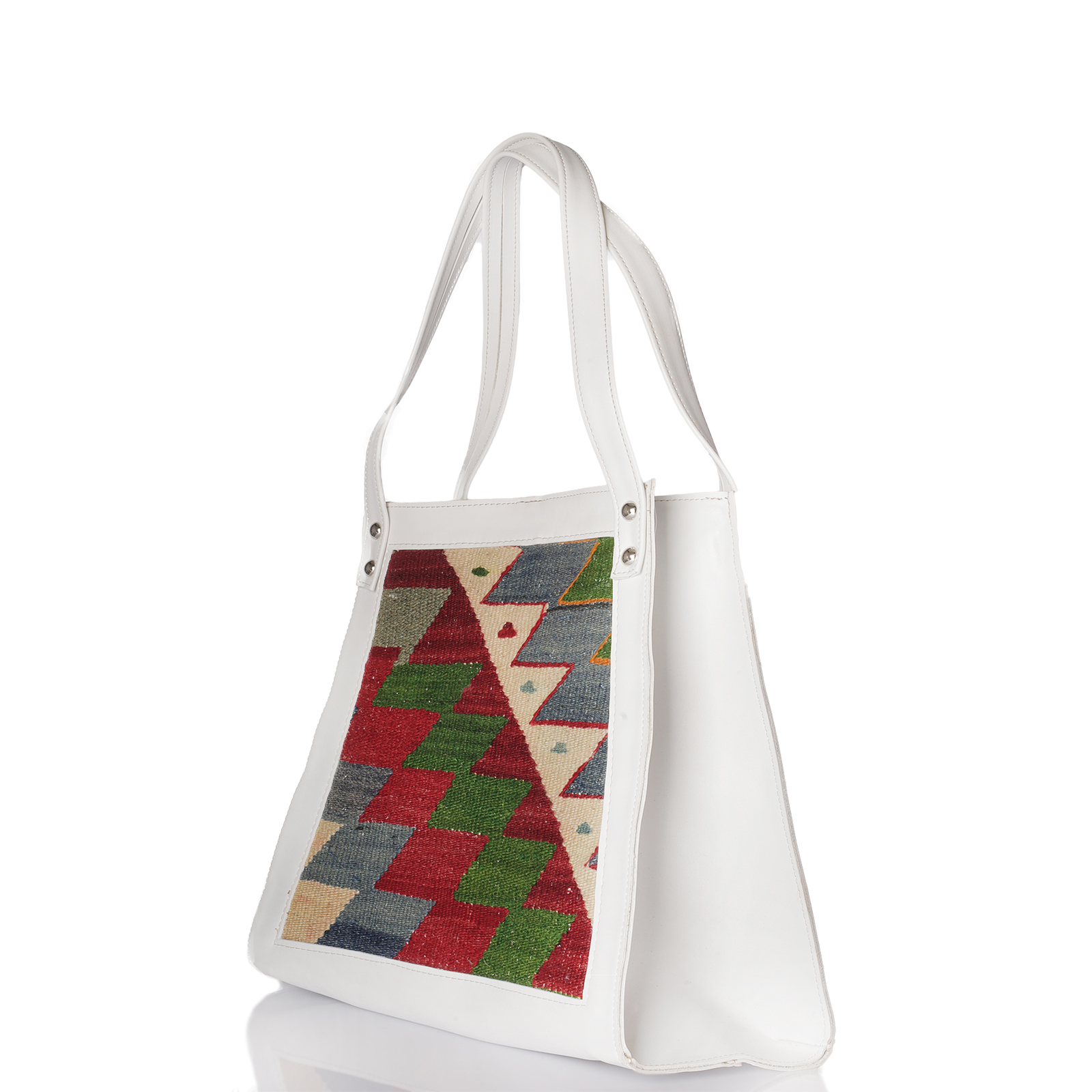 Shopper Kilim - White