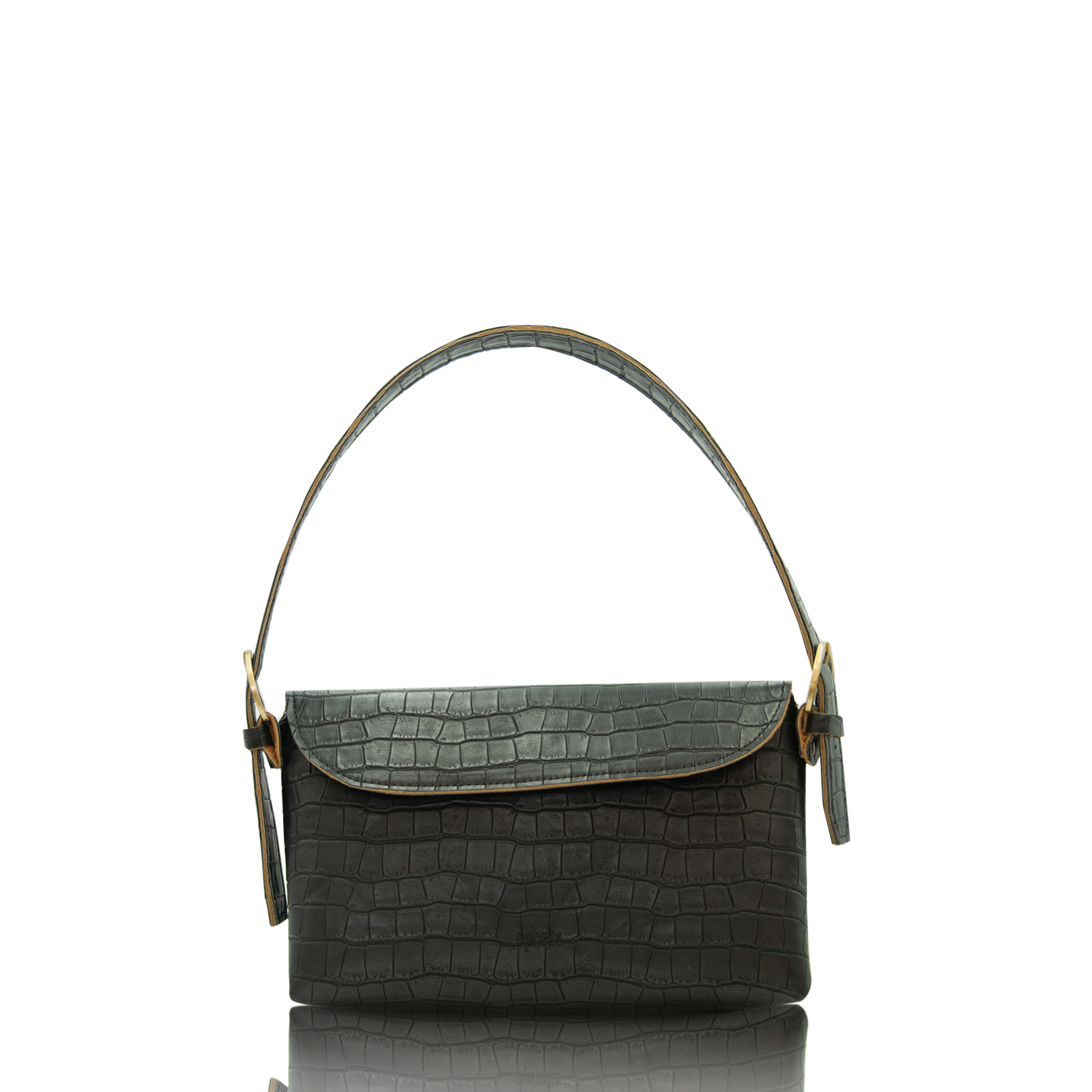 Retro bag - Black Croco