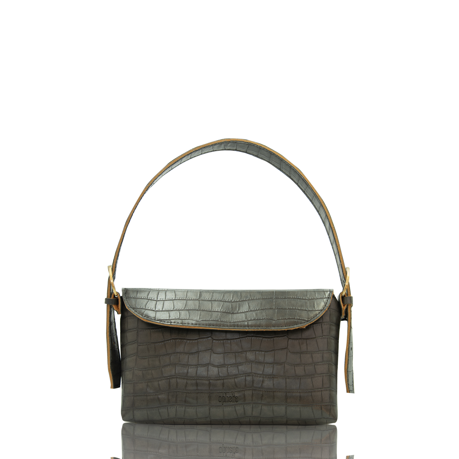 Retro bag - Grey Croco