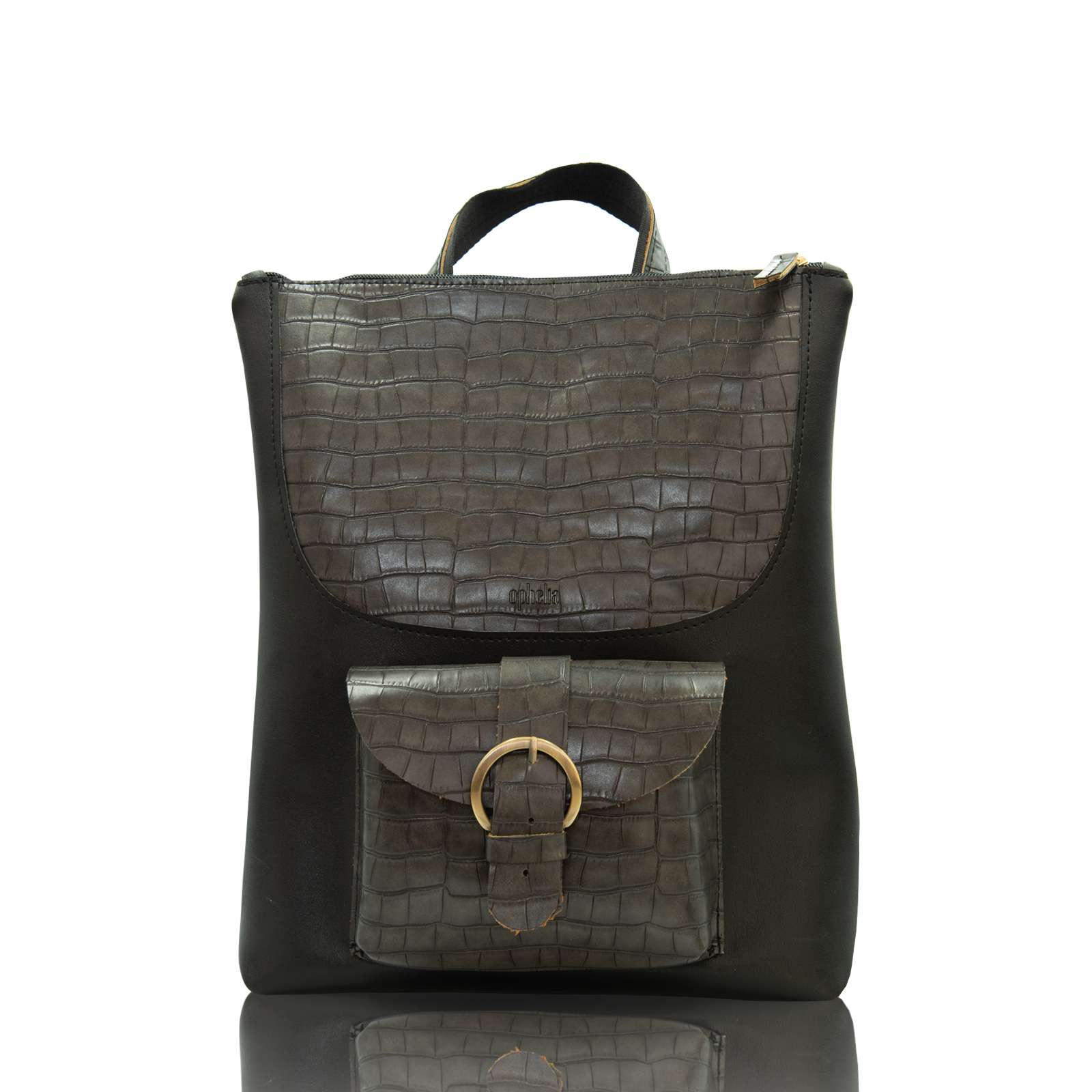 Backpack Croco - Grey