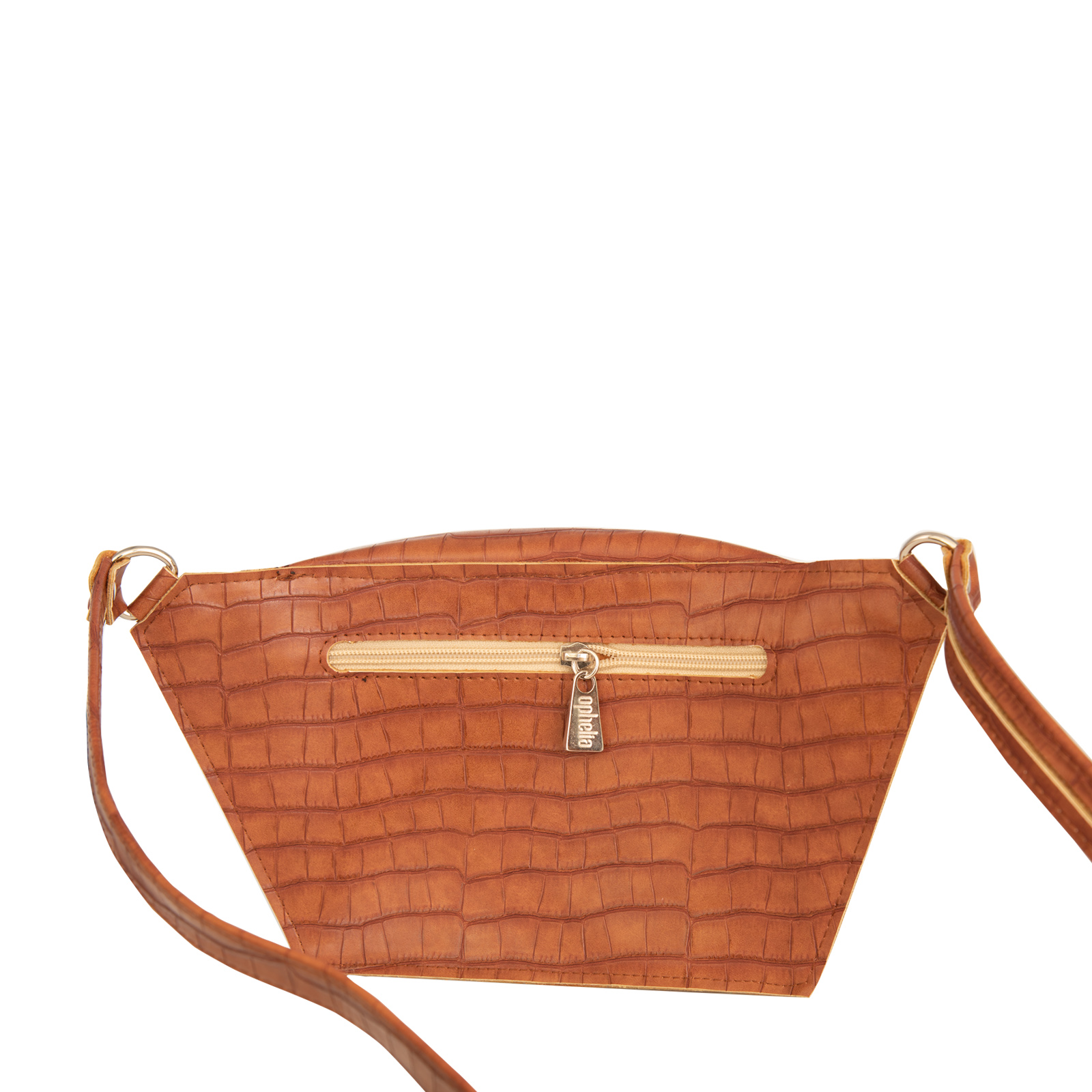 Street bag - Camel croco