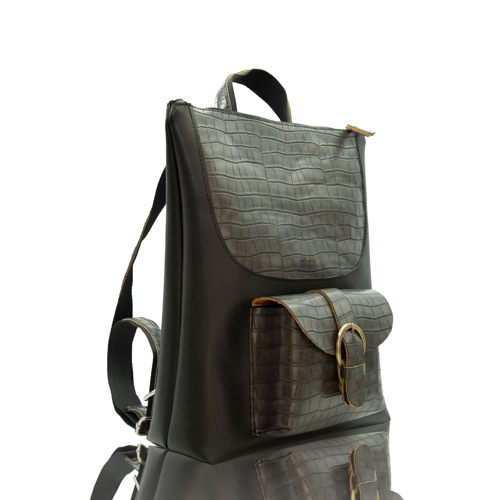 Backpack Croco - Grey