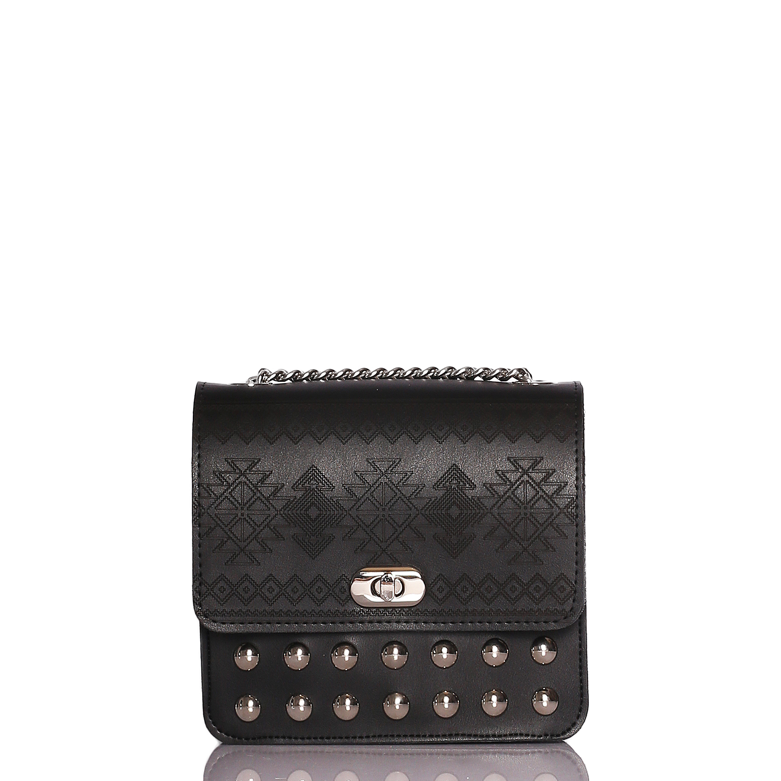 Crossbody Studded - Black