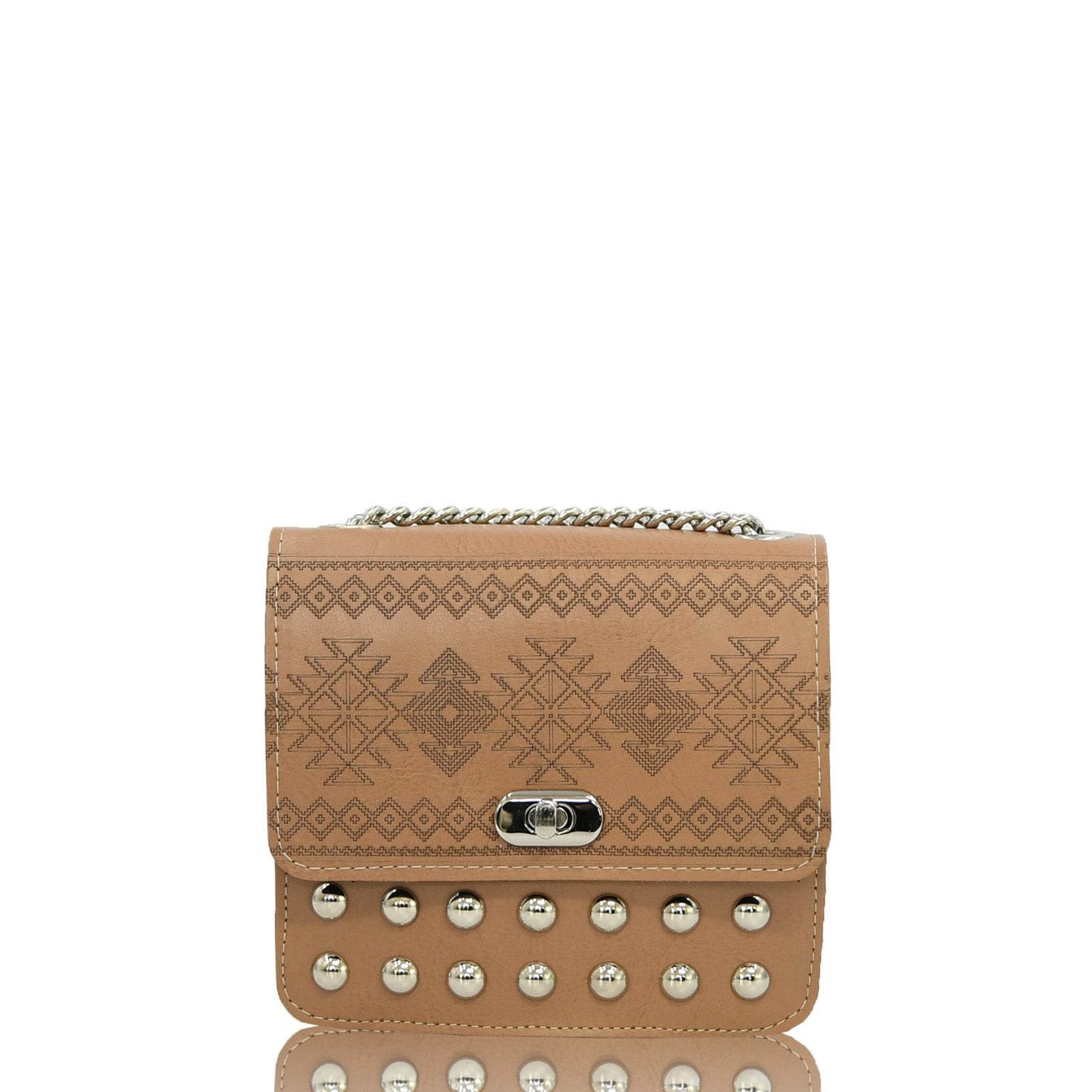 Crossbody Studded - Taupe