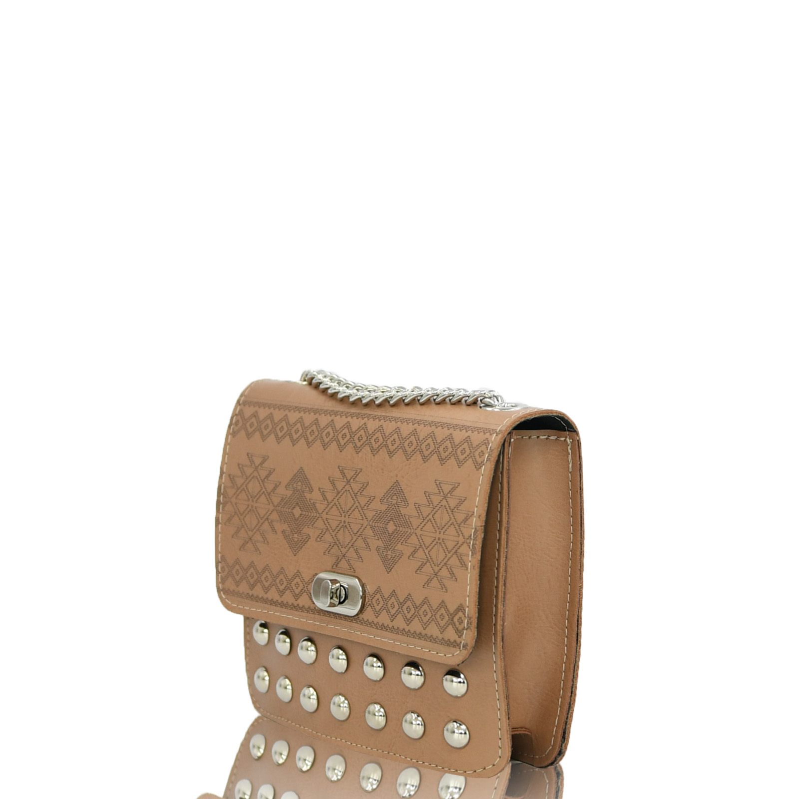 Crossbody Studded - Taupe