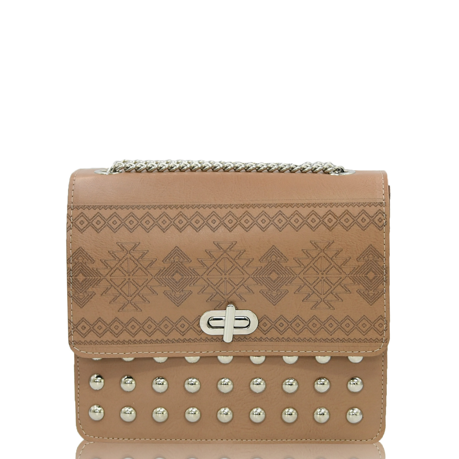 Crossbody Studded - Taupe