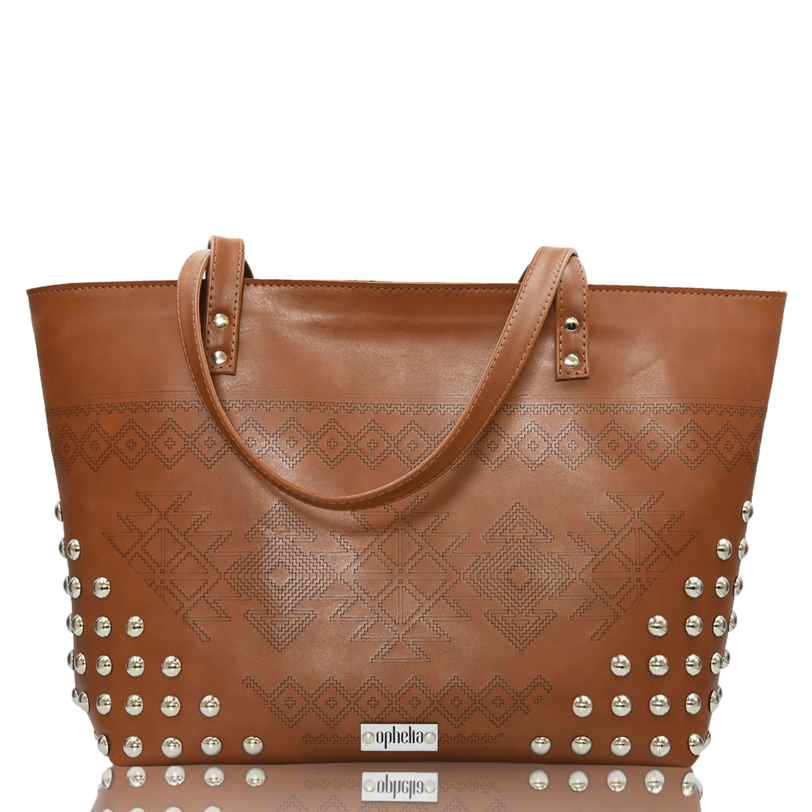 Shopper Studded - Camel