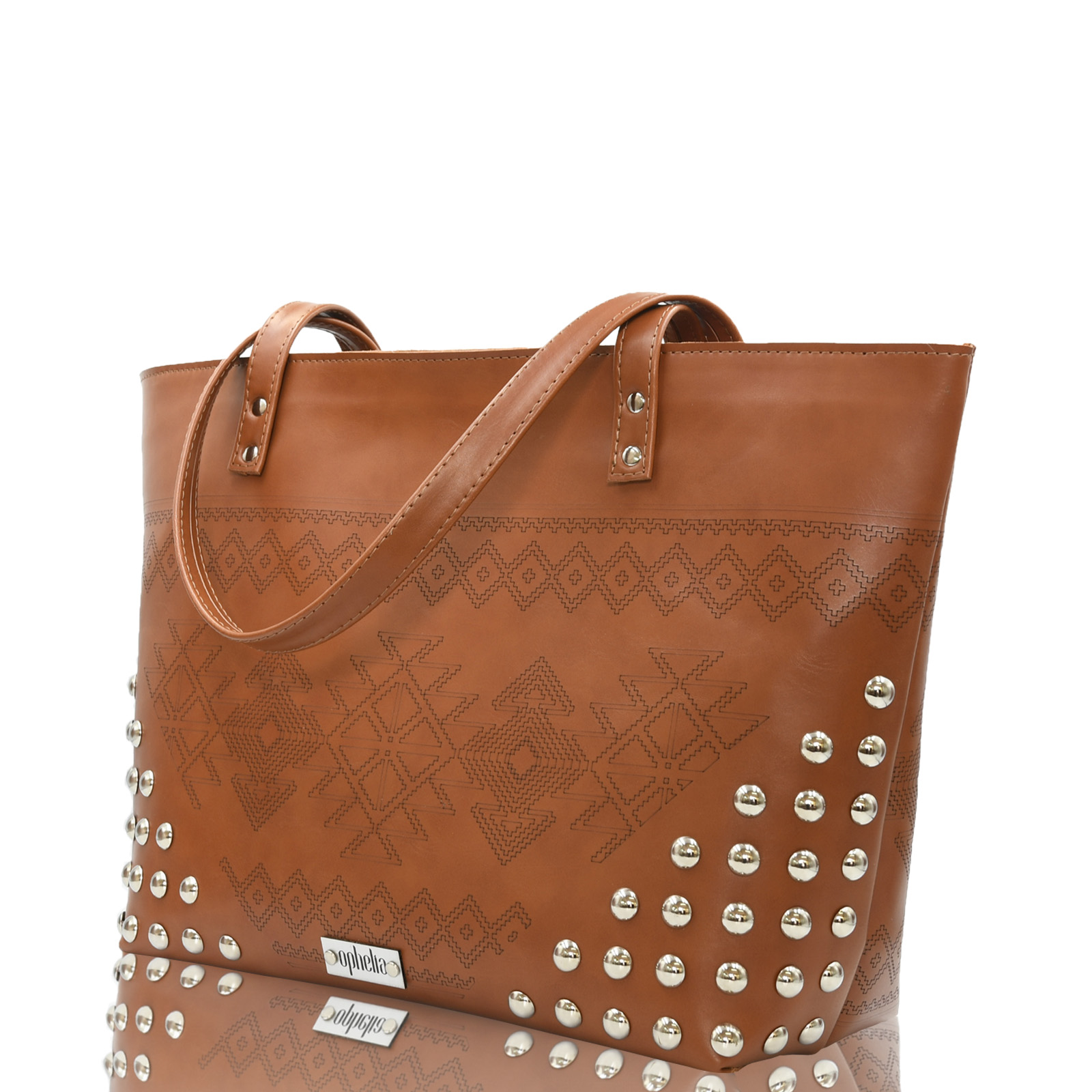 Shopper Studded - Camel