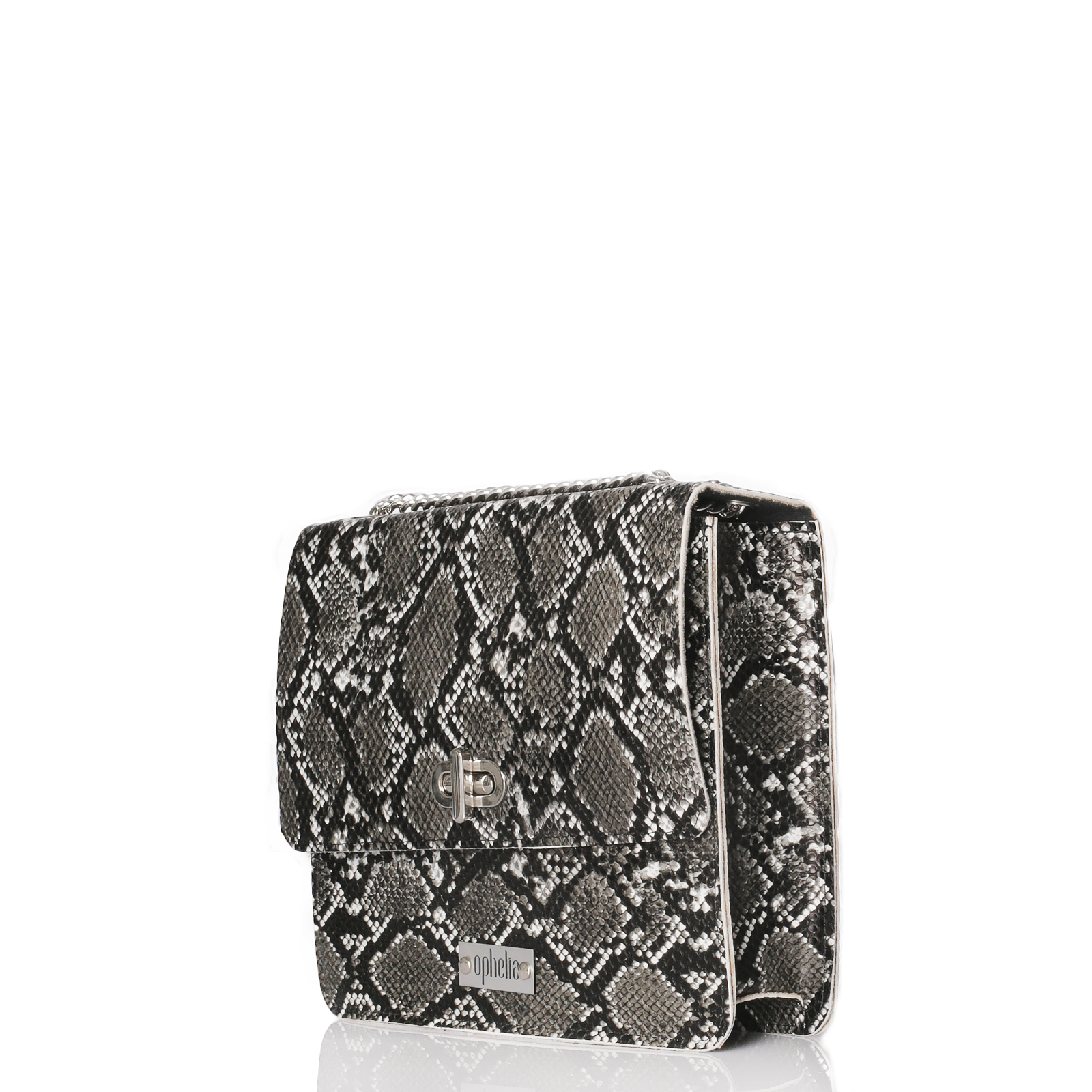 Crossbody Tile - Black Snake